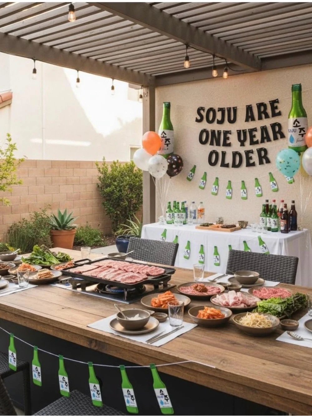 Soju Bottle Party Balloon - $6 each. Have 3….make an offer if buy more than 1.